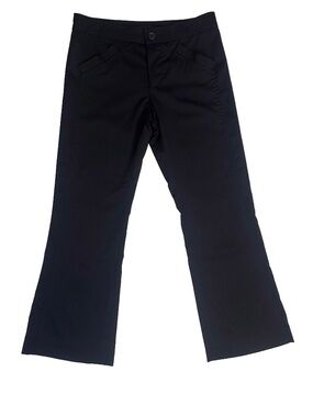 Marc Jacobs Black Bootcut Trousers Size 6 Silk Lined Designer Pants